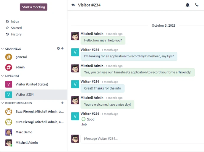 odoo discuss